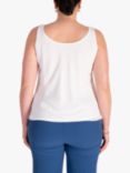 chesca Curve Chiffon Camisole Top, Ivory