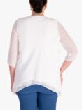chesca Curve Double Layer Top, Ivory