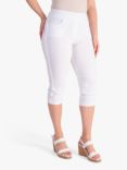 chesca Circle Trim Capri Cropped Trousers