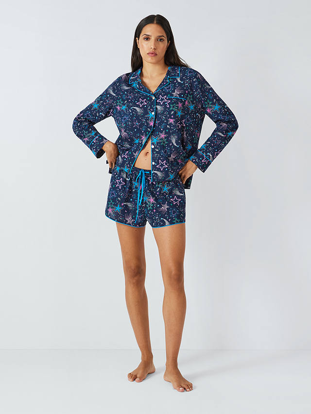 AND/OR Starburst Pyjama Shorts, Blue