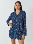 AND/OR Starburst Long Sleeve Pyjama Shirt, Blue