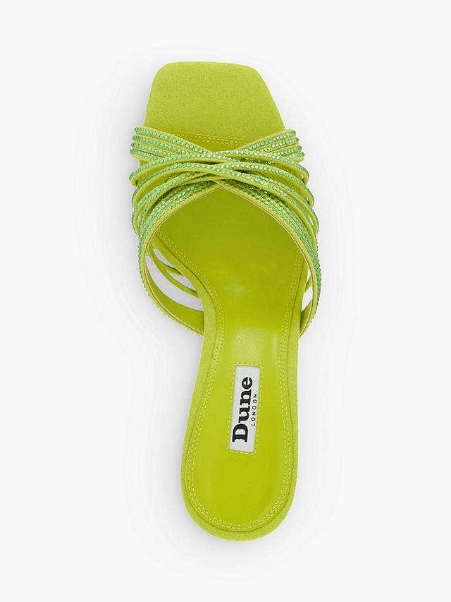 Dune Marquee Stiletto Heel Sandals, Lime