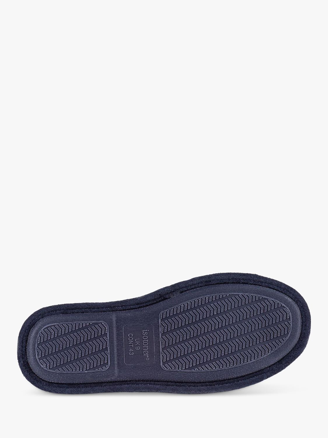 totes Waffle Open Toe Slippers, Navy, 8