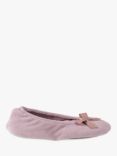 totes Terry Ballerina Slippers, Dusky Pink