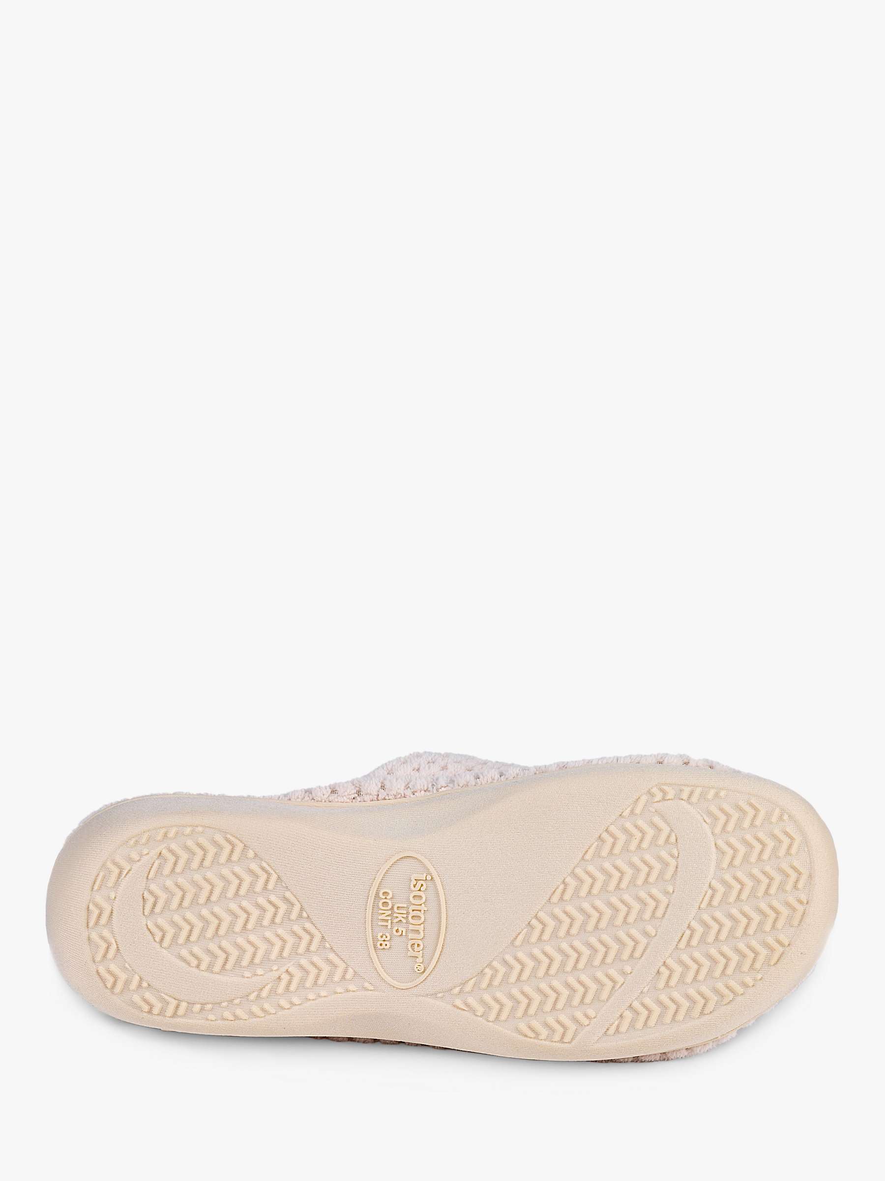 Buy totes Textured Popcorn Turnover Mule Slippers Online at johnlewis.com