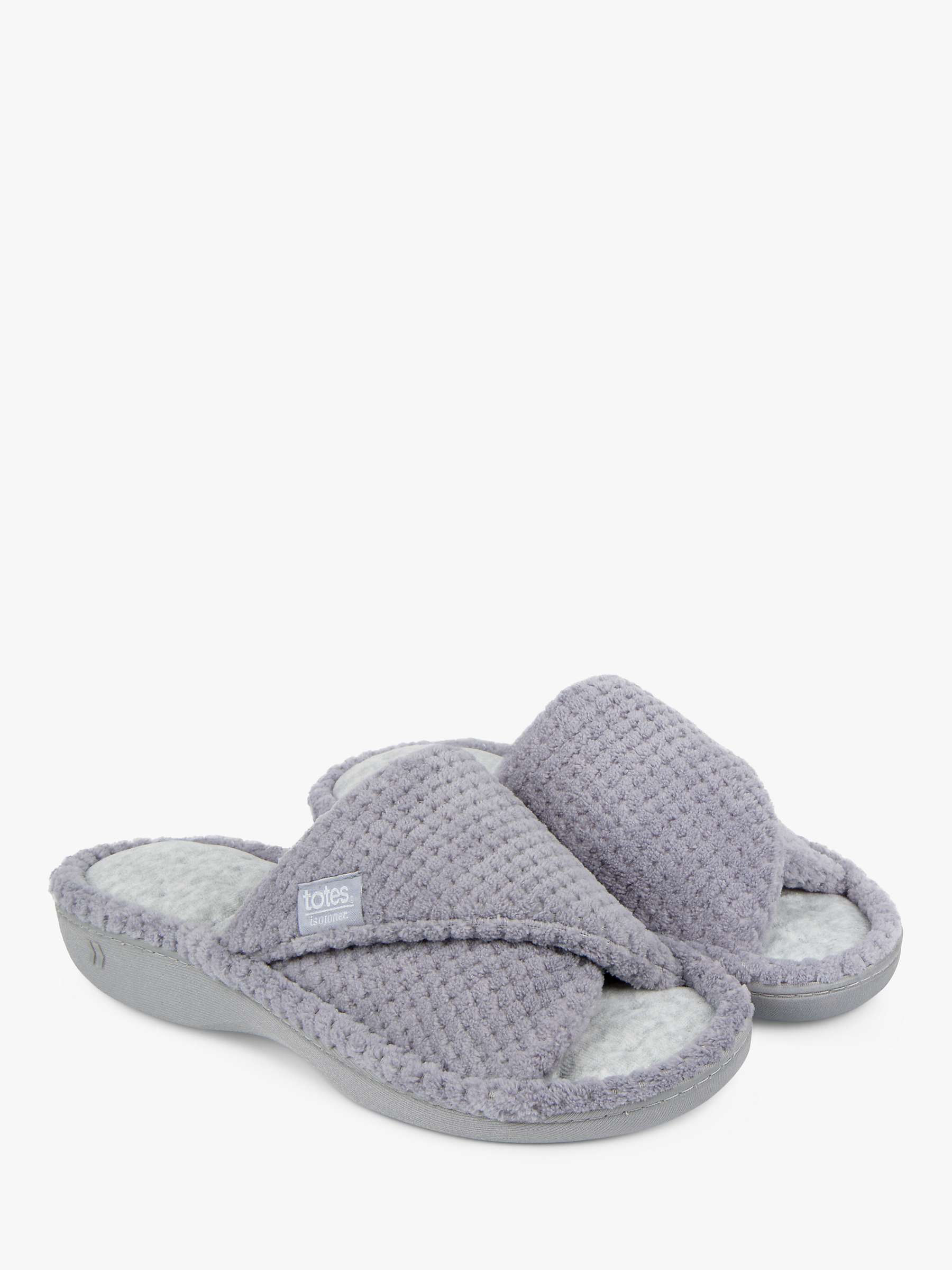 Buy totes Textured Popcorn Turnover Mule Slippers Online at johnlewis.com