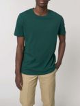 British Boxers GOTS Organic Short Sleeve Lounge T-Shirt, Glazed Green