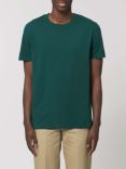 British Boxers GOTS Organic Short Sleeve Lounge T-Shirt, Glazed Green