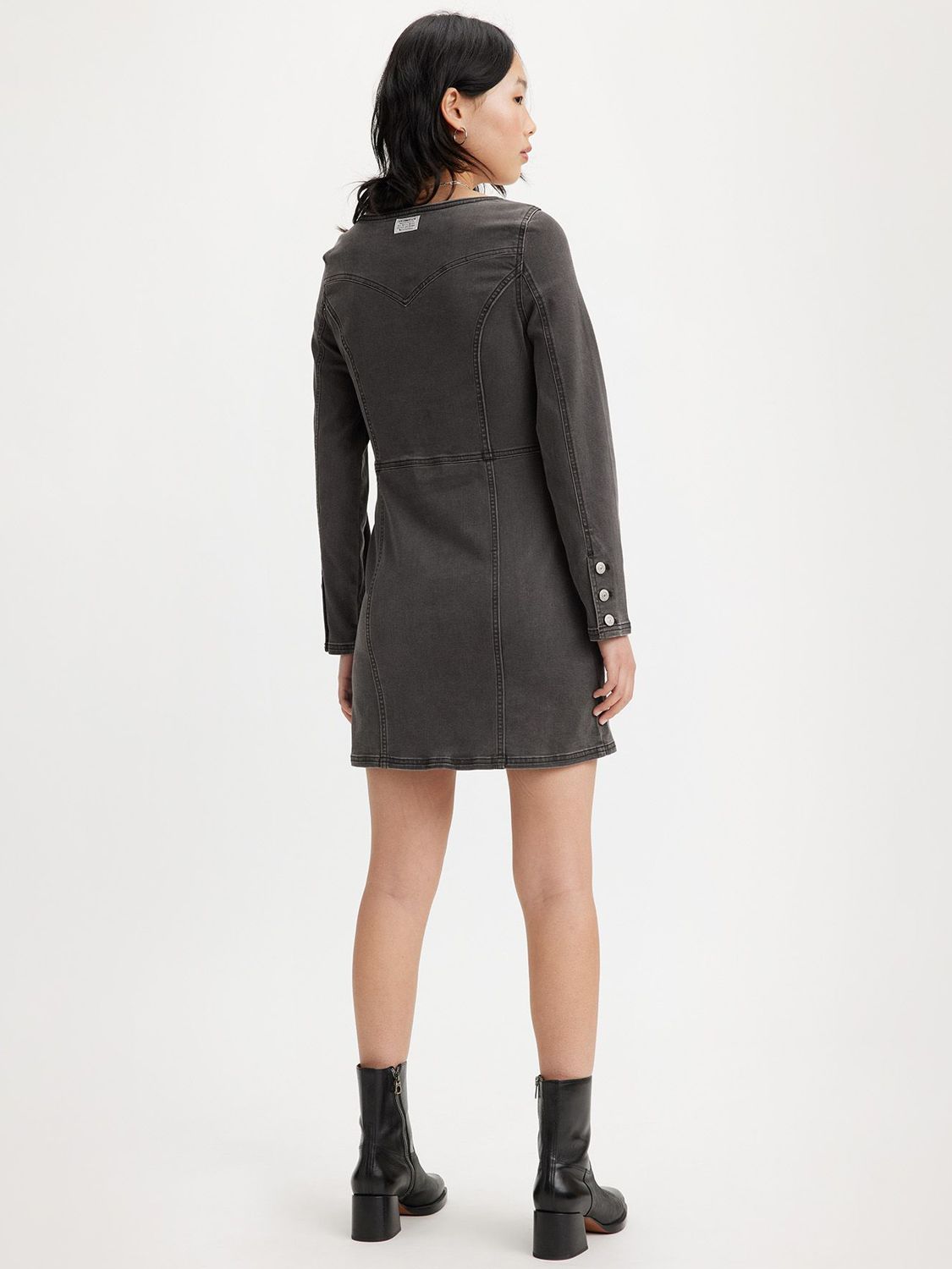 Veda Denim Dress - Dark Wash