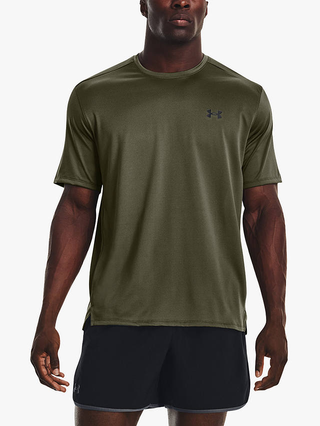 Under Armour Tech™ Vent Short Sleeve Gym Top, Marinegreen/Black