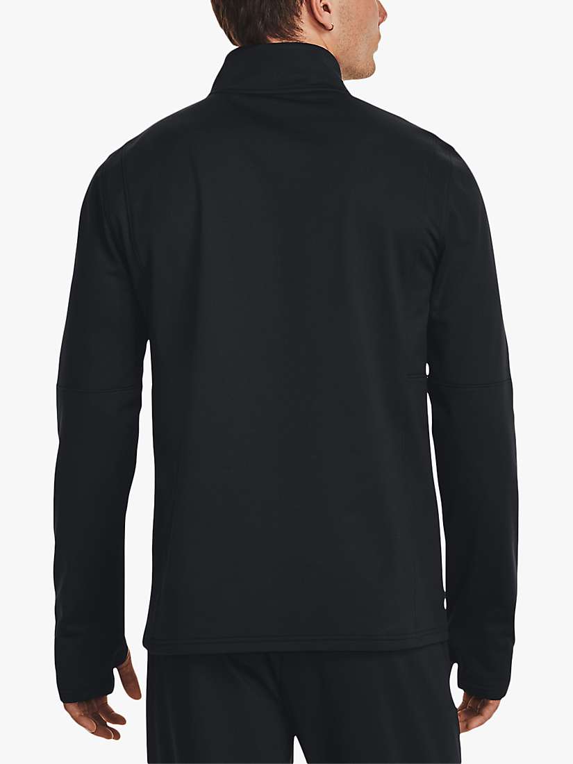 Buy Under Armour Challenger Midlayer 1/4 Zip Long Sleeve Gym Top, Black/White Online at johnlewis.com