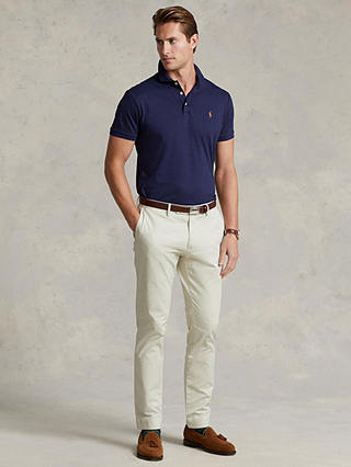 Polo Ralph Lauren Short Sleeve Polo Shirt, French Navy