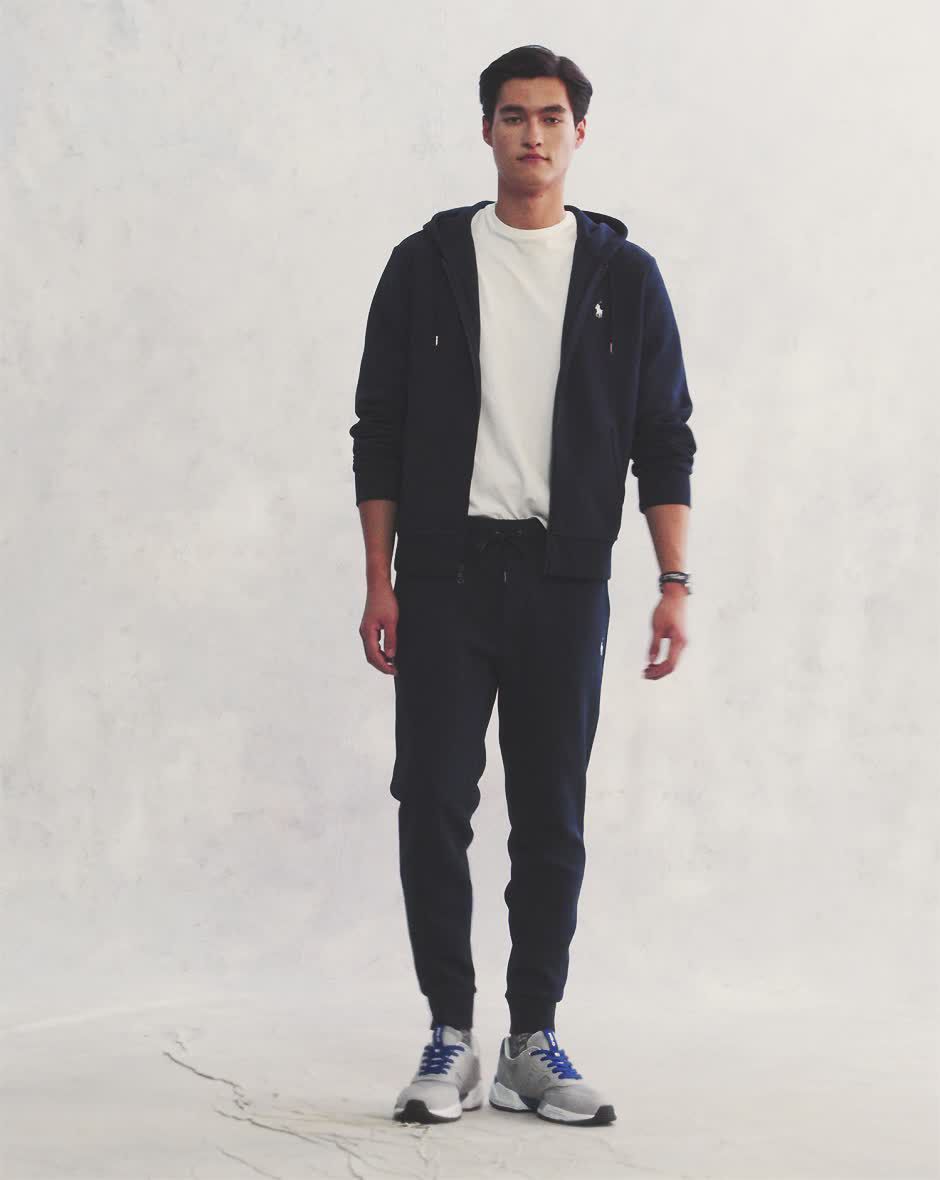 Polo Ralph Lauren Big & Tall Double Knit Joggers, Navy, Navy at John Lewis  & Partners