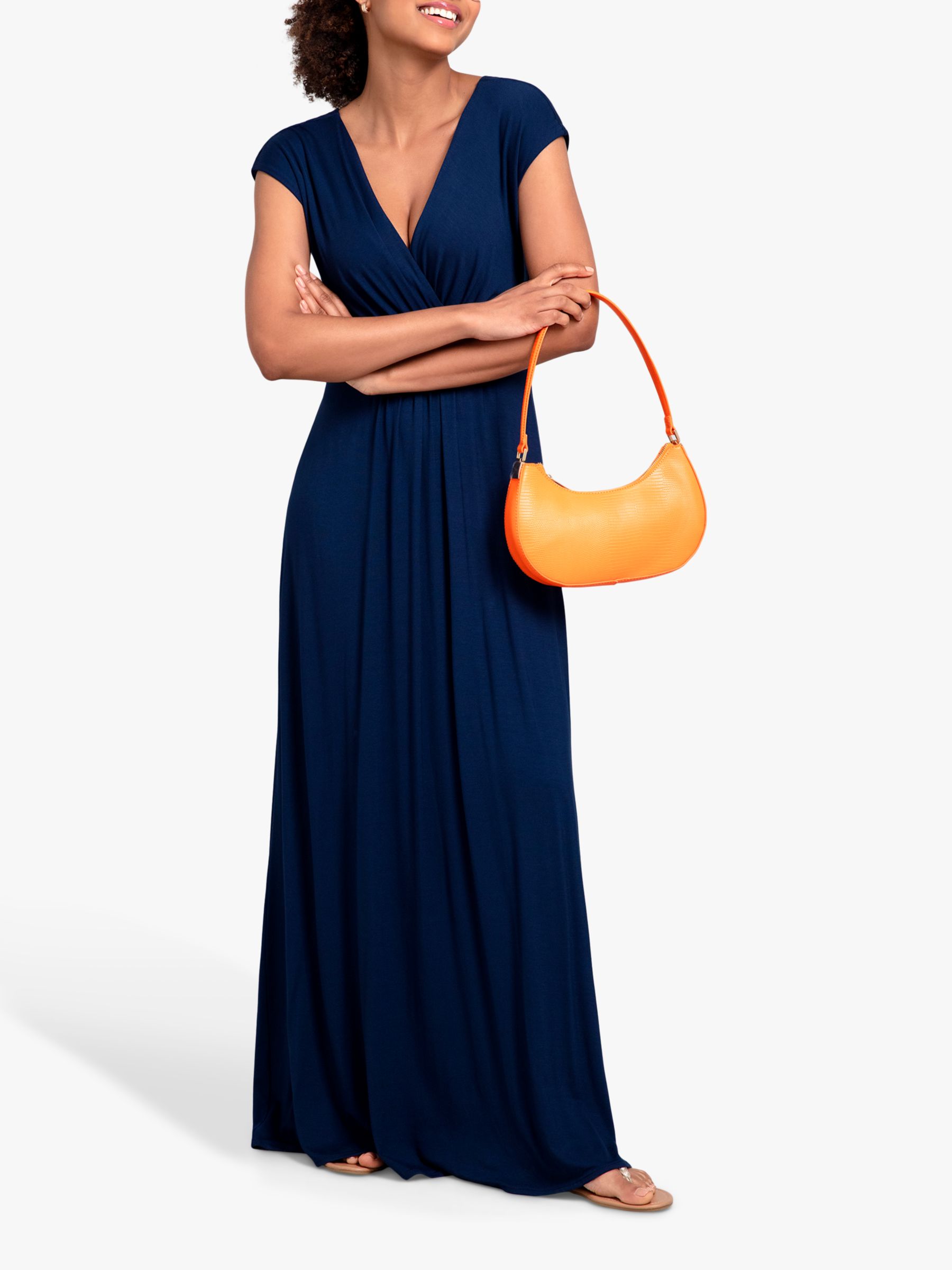 John lewis outlet blue maxi dress