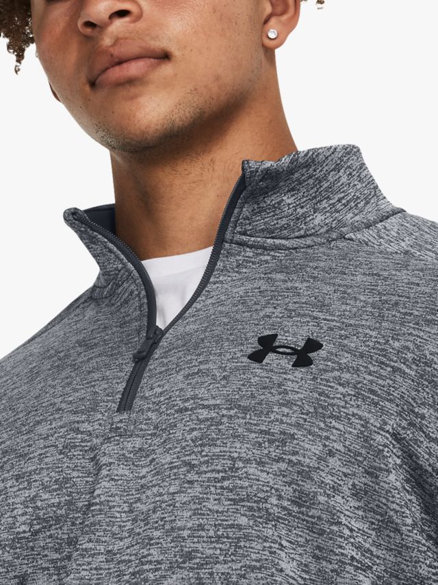 Under Armour Armour Fleece® 1/4 Zip Gym Sweatshirt, Pitch Gray