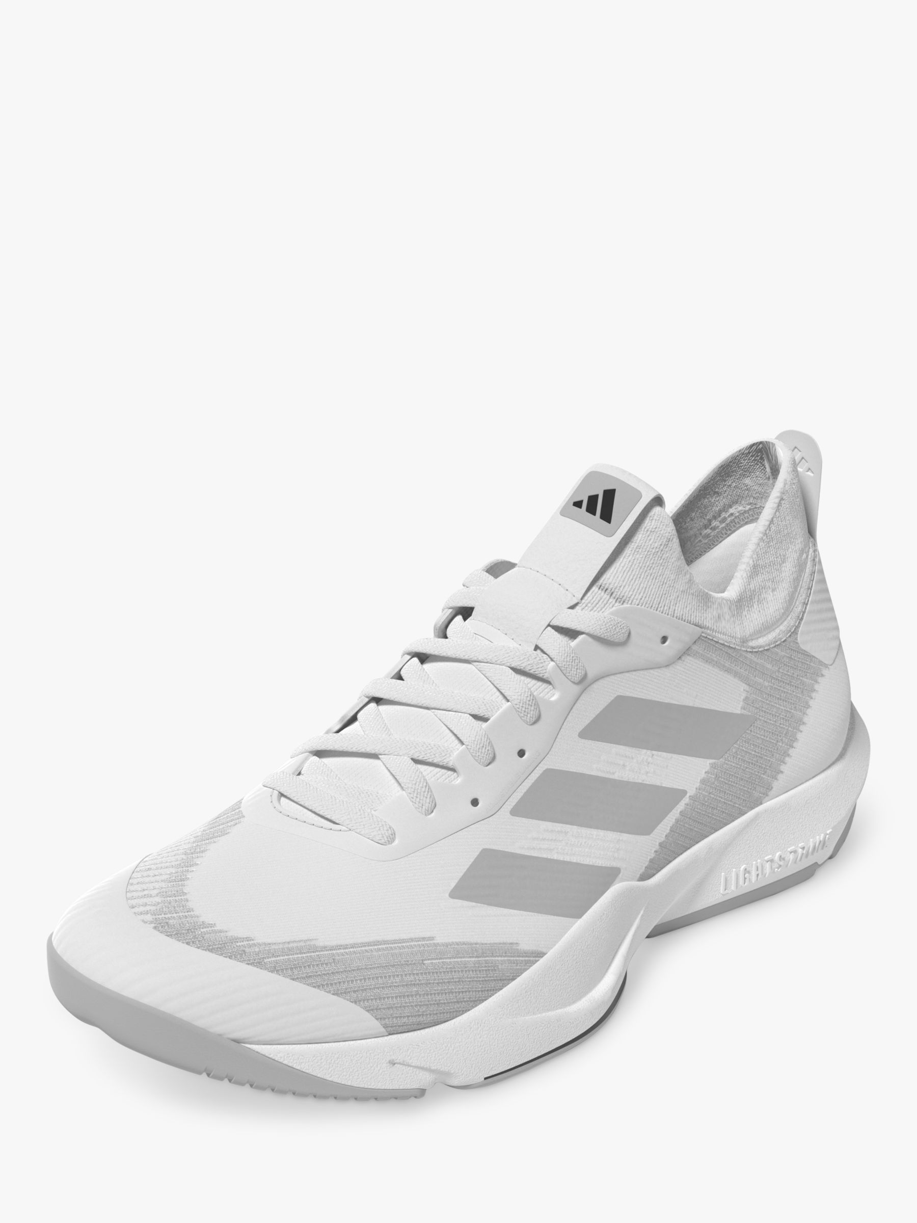 Buy adidas Rapidmove ADV Trainers, White/Grey One Online at johnlewis.com