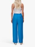 Whistles Petite Leonie Linen Trousers, Blue