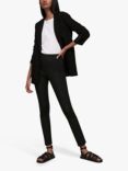 Whistles Petite Super Stretch Trousers, Black