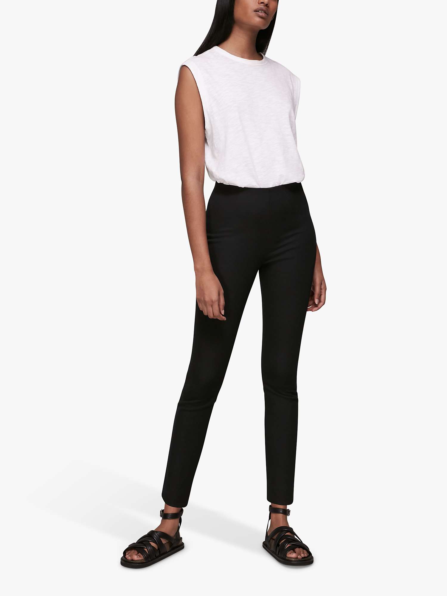 Buy Whistles Petite Super Stretch Trousers Online at johnlewis.com
