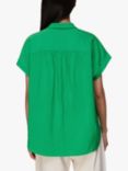 Whistles Petite Nicola Button Through Shirt, Green