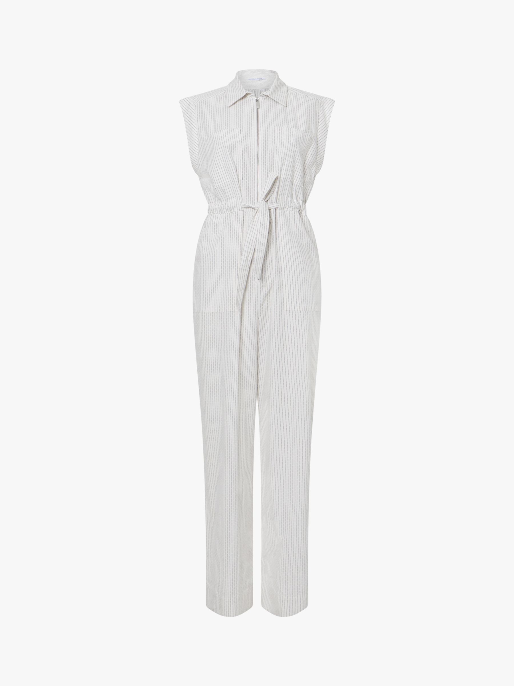 Great Plains Novelty Belted Jumpsuit, White