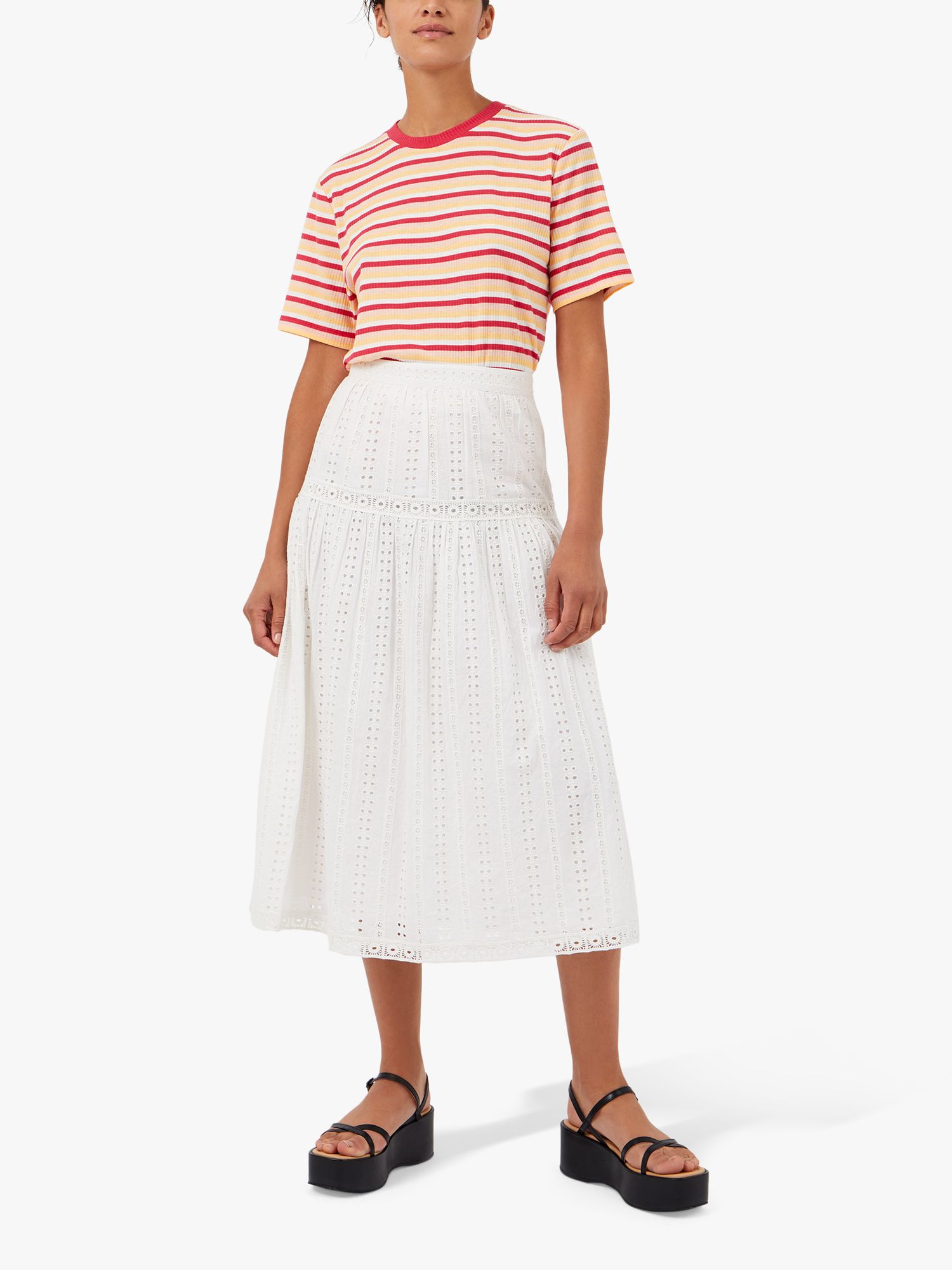 A line midi summer sale skirt