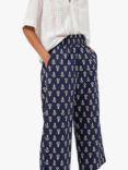 Great Plains Organic Cotton Trousers, Indigo