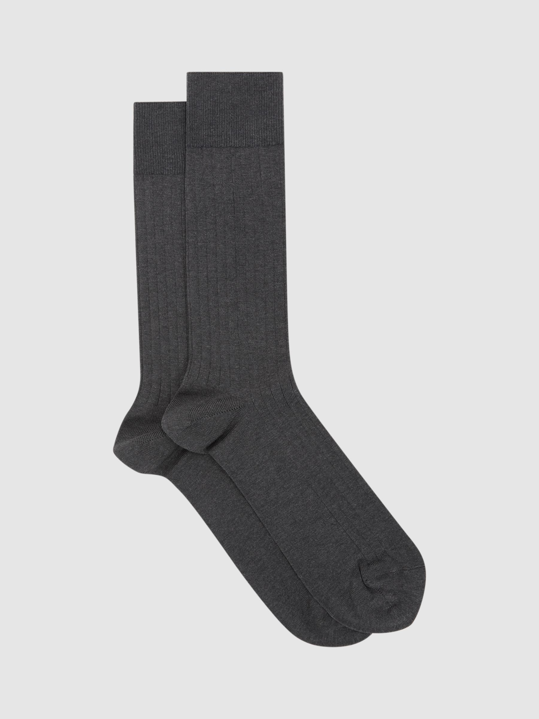 Buy Reiss Fela Cotton Blend Ribbed Socks Online at johnlewis.com