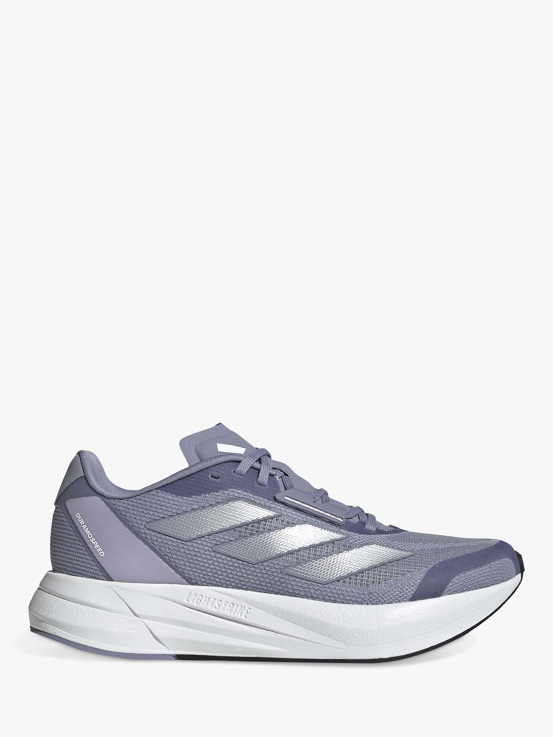 Buy adidas Duramo Speed Trainers, Silver/Silver Dawn Online at johnlewis.com