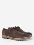 Barbour Sandstone Leather Derby Shoes, Choco