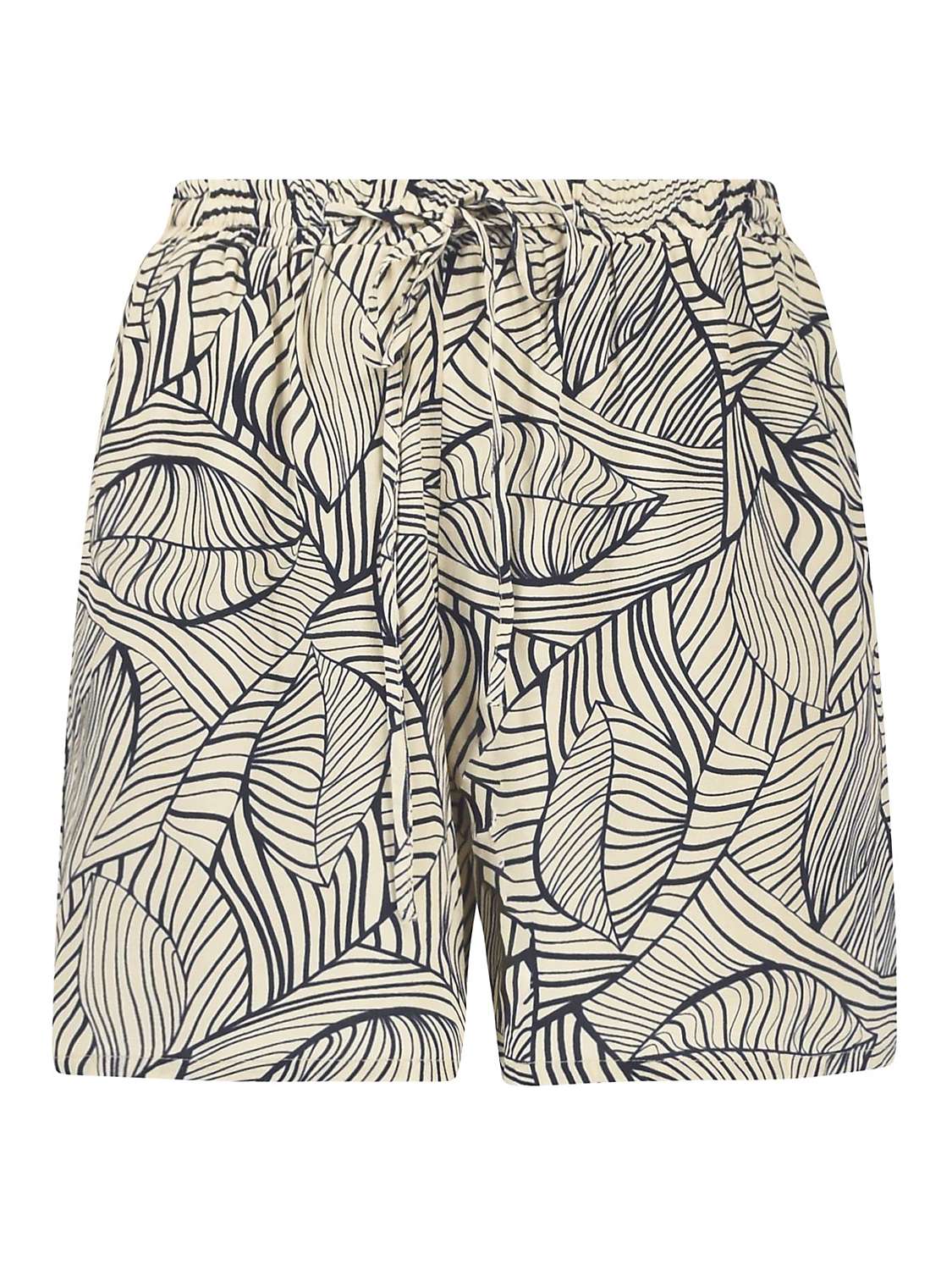 Buy Live Unlimited Curve Palm Print Shorts, Stone Online at johnlewis.com