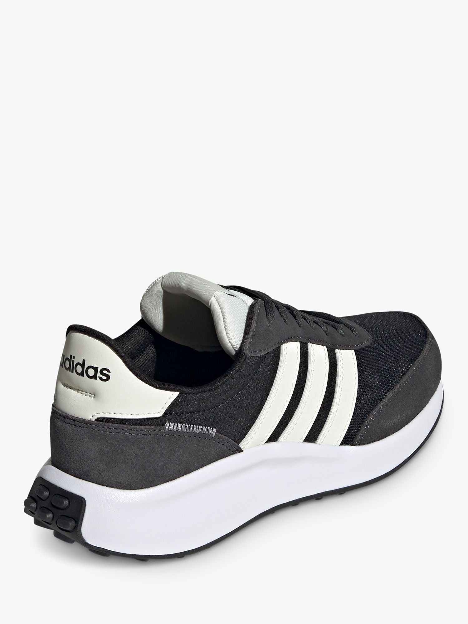 Buy adidas Run 70s Trainers, Black/white Online at johnlewis.com