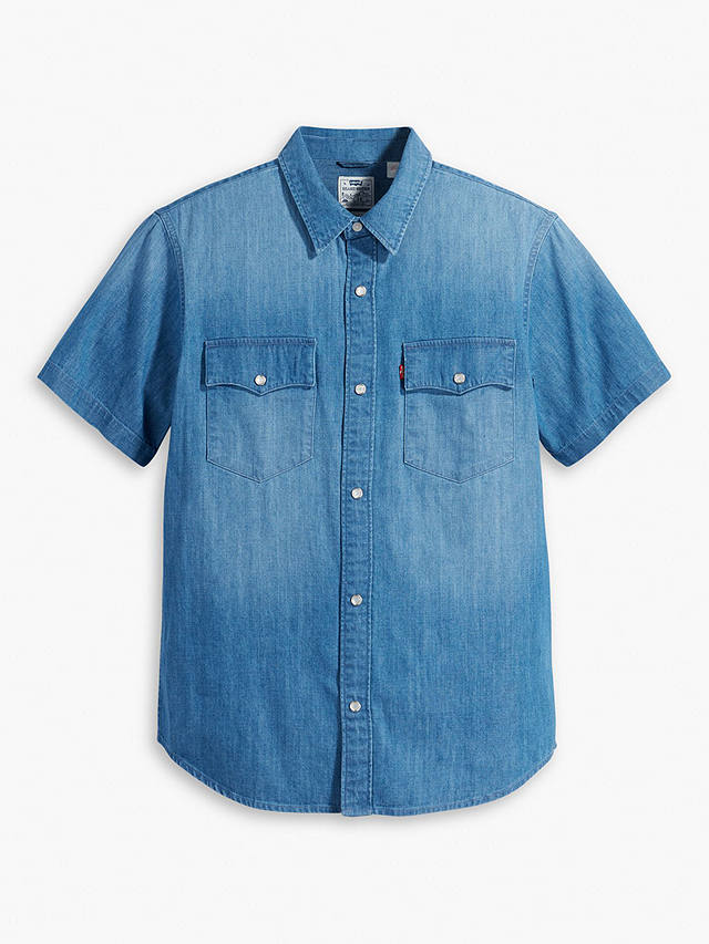 Levi's Short Sleeve Denim Western Shirt, Denim