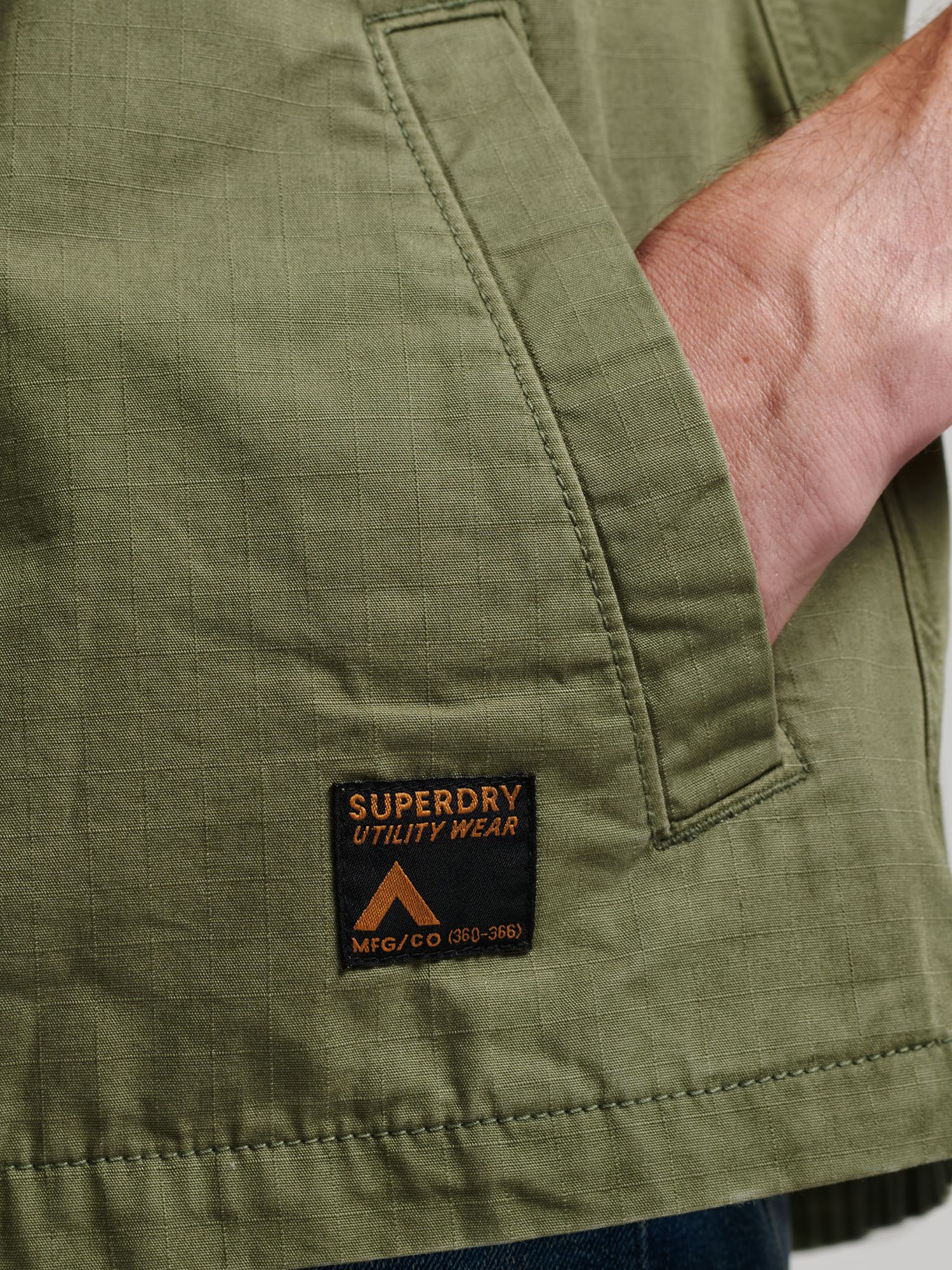 Buy Superdry Vintage Combat Overshirt Online at johnlewis.com