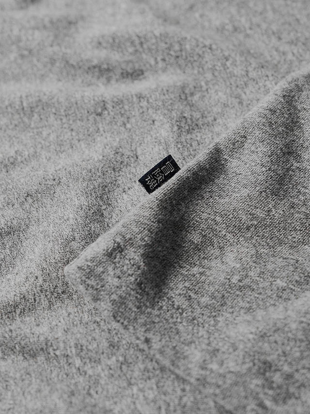 Superdry Organic Cotton Essential Logo T-Shirt, Noos Grey Marl