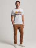 Superdry Vintage Great Outdoors T-Shirt, Cozy Light Grey Marl