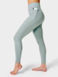 Sweaty Betty Super Soft Flow Ribbed Yoga Leggings, Vapour Blue