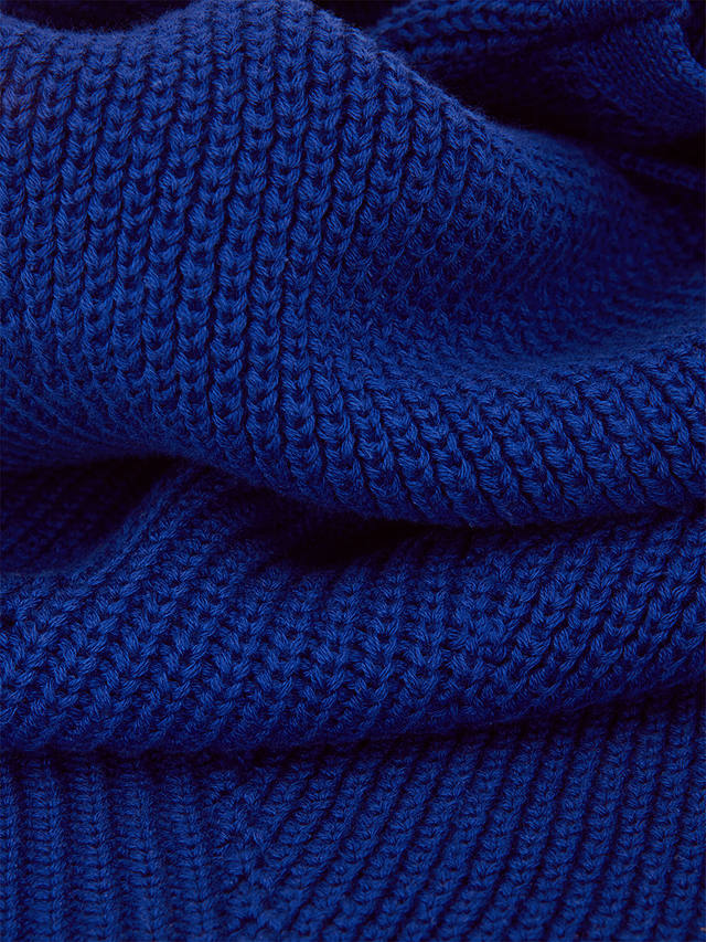 Hobbs Elea Knitted Midi Dress, Cobalt Blue
