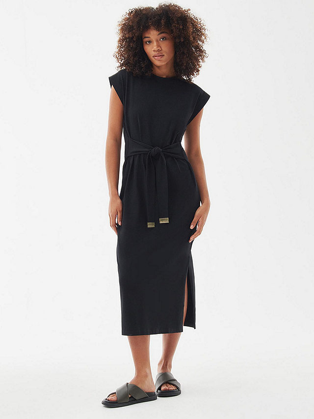 Barbour International Soules Midi Dress, Black, 6