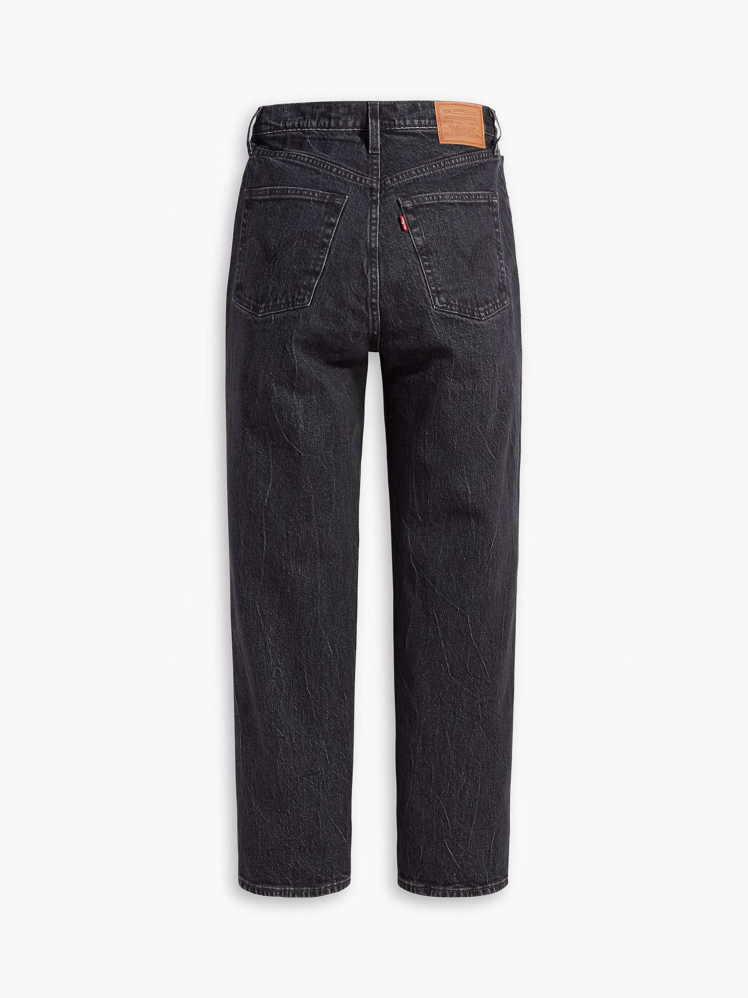 Levi's Ribcage Straight Cut Cropped Jeans, Soda Spring at John Lewis ...