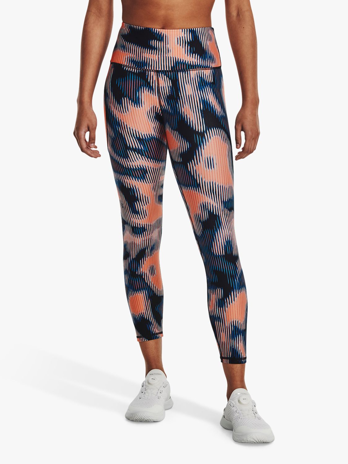 Under Armour Fly Fast 3.0 Ankle Grazer Running Leggings, Black/Reflective  at John Lewis & Partners