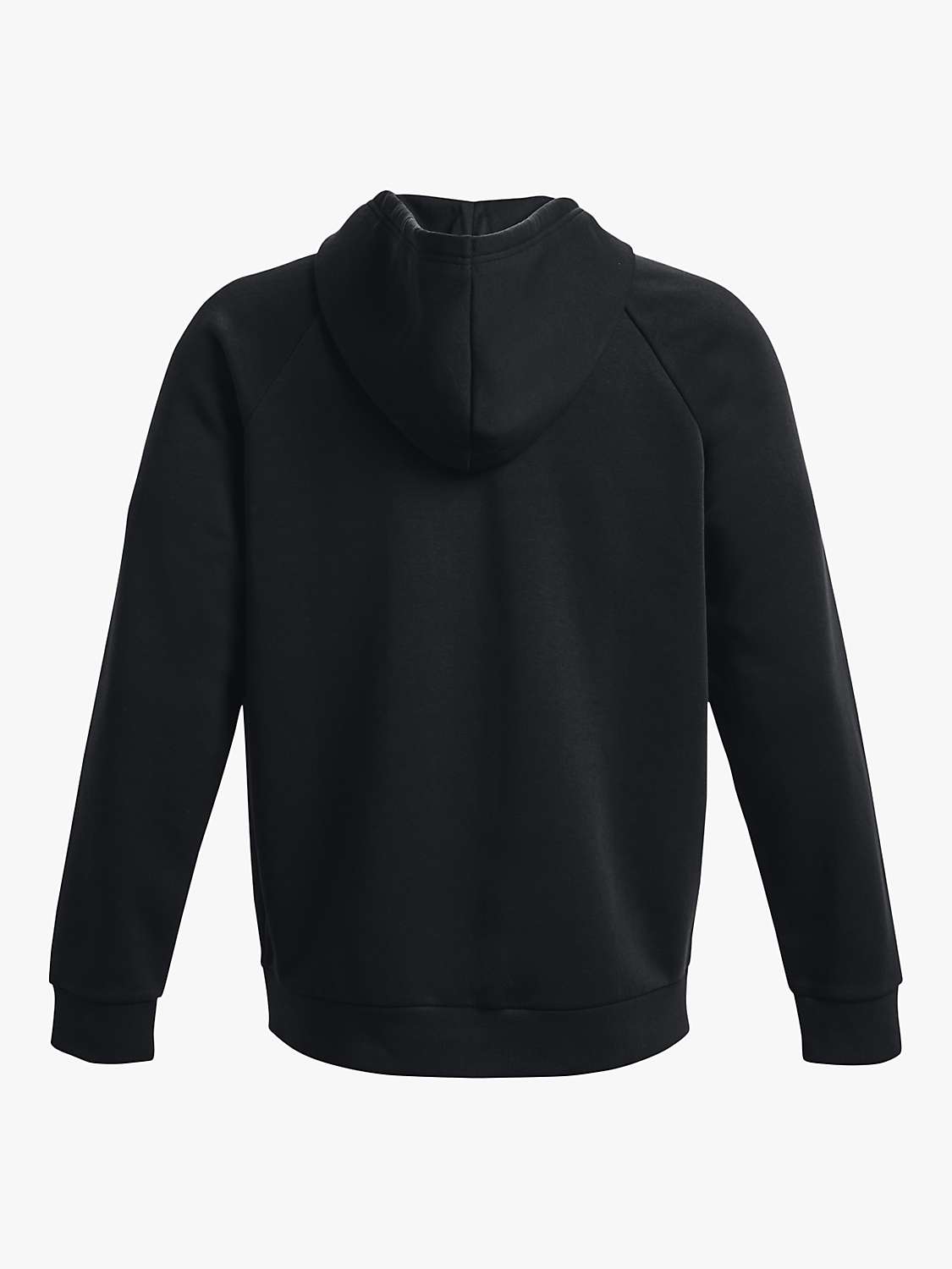 Buy Under Armour Rival Fleece Full-Zip Hoodie, Black/White Online at johnlewis.com