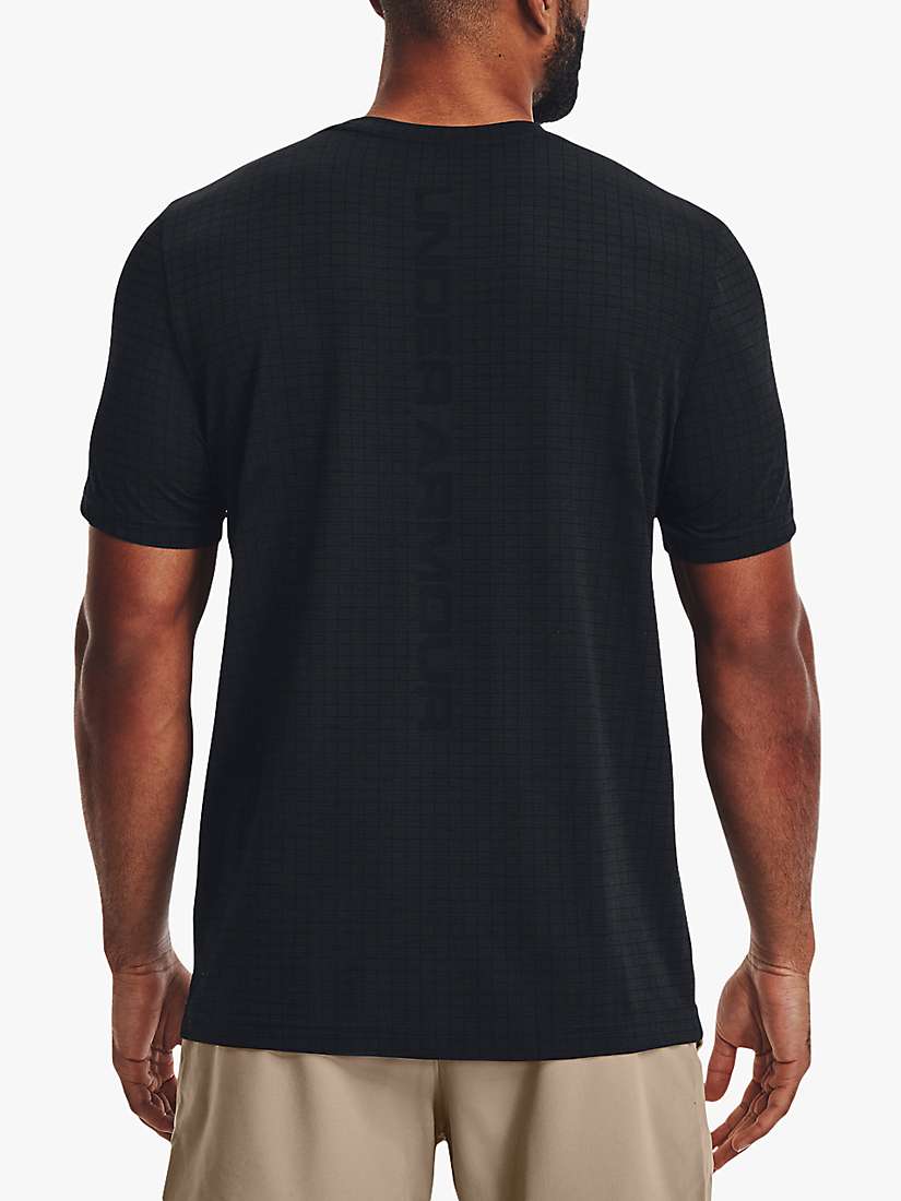 Buy Under Armour Seamless Grid Short Sleeve Gym Top Online at johnlewis.com