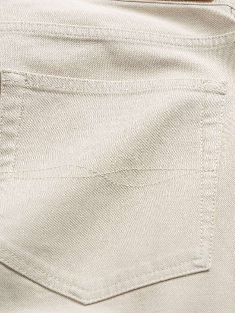 Rodd & Gunn Motion 2 Straight Fit Short Length Jeans, Stone, 28S
