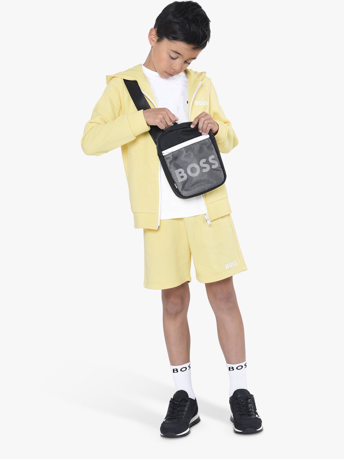 Buy HUGO BOSS Baby Windbreaker Jacket, Yellow Online at johnlewis.com