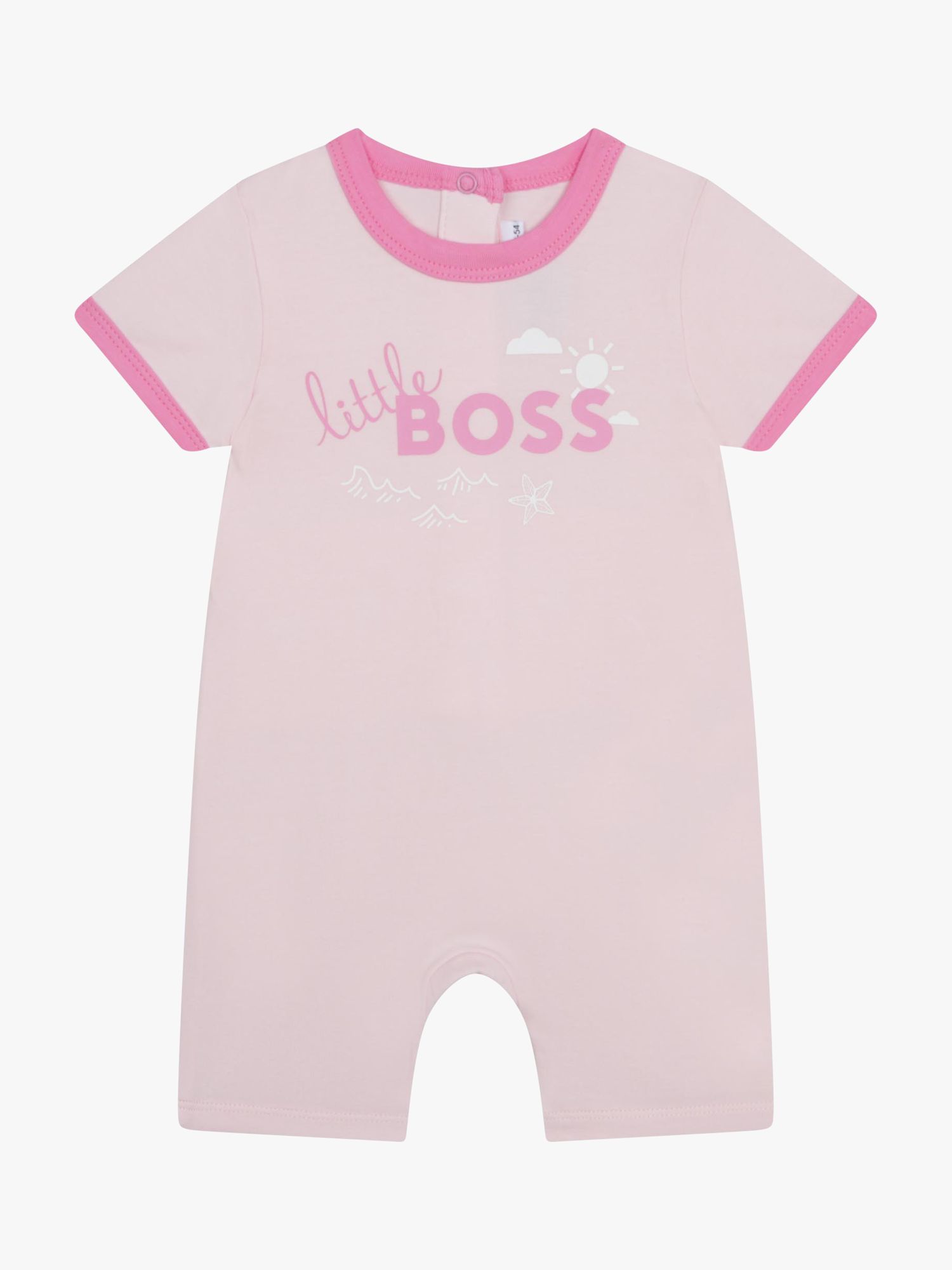 HUGO BOSS Baby All In One, Pink 12 months Unisex