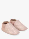 HUGO BOSS BOSS Baby Monogram Print Slippers, Pink