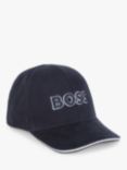 HUGO BOSS Baby Embroidered Logo Baseball Cap, Navy