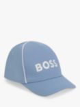 HUGO BOSS Baby Logo Baseball Cap, Pale Blue