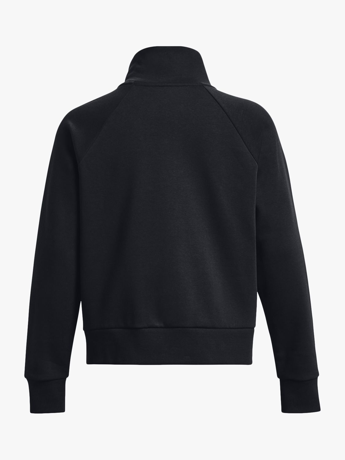 Black 1/2 Zip High Neck Sweatshirt